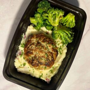 Chicken Patty & Mashed Potatoes