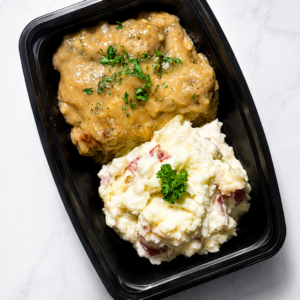 Swedish Meatballs and Mashed